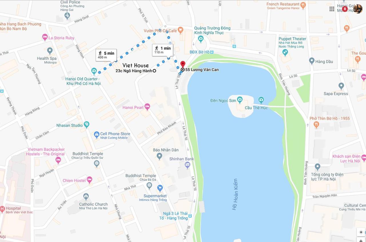Viethome-Doorstep To Hoan Kiem Lake Hanoi Eksteriør bilde
